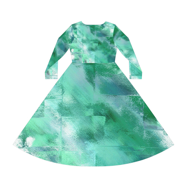 Women's Long Sleeve Dance Dress