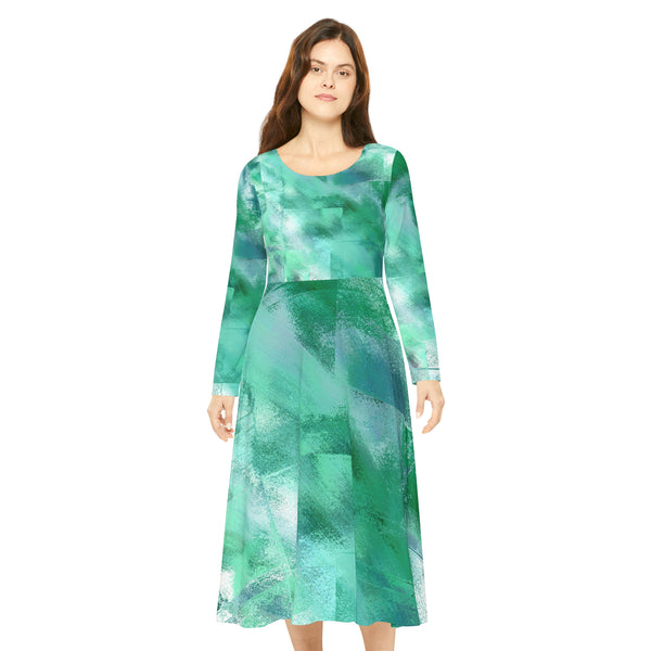 Women's Long Sleeve Dance Dress