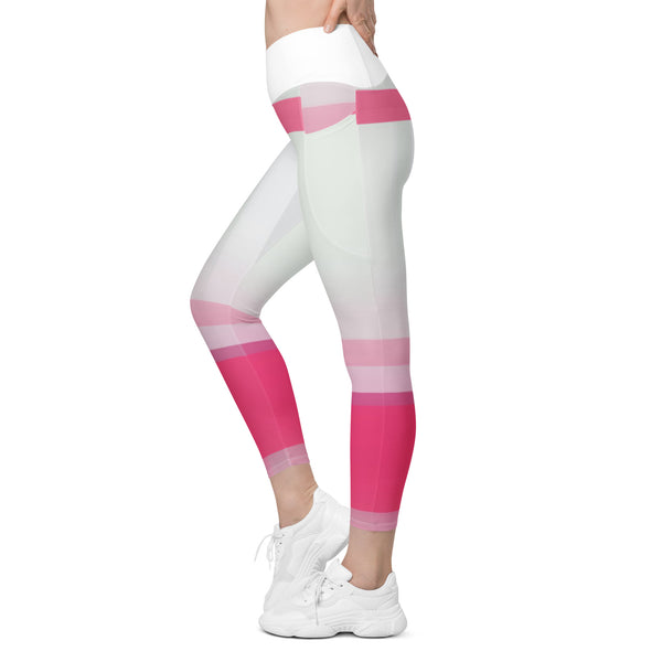 Crossover leggings with pockets
