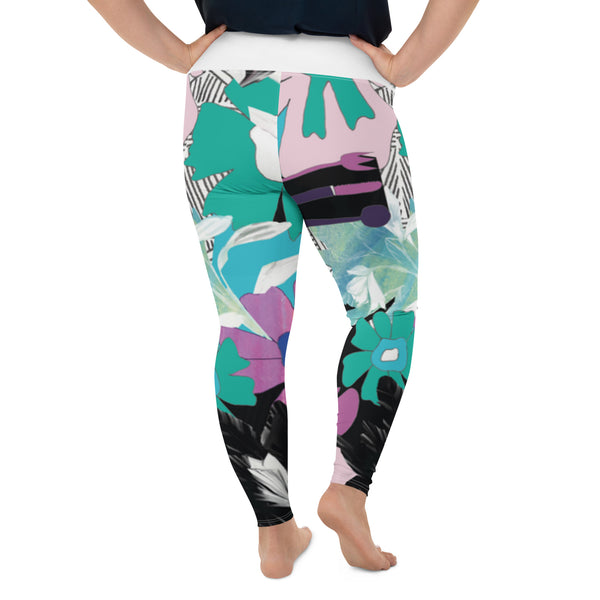 All-Over Print Plus Size Leggings