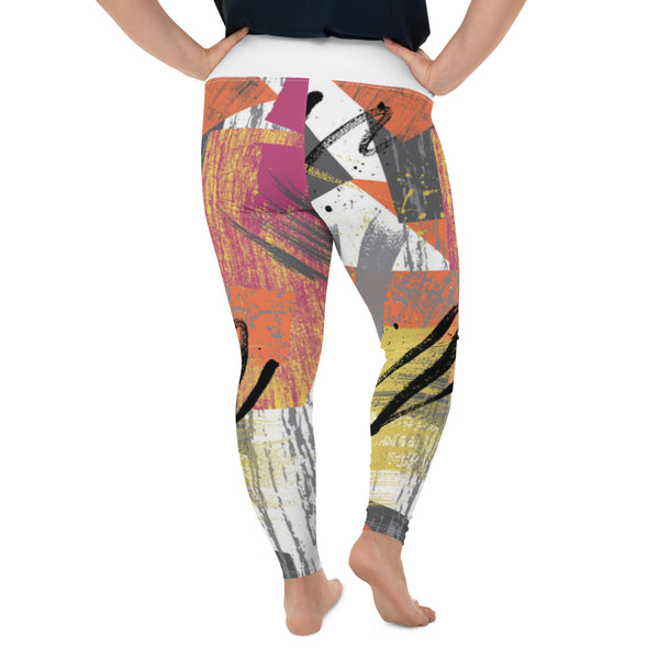 All-Over Print Plus Size Leggings