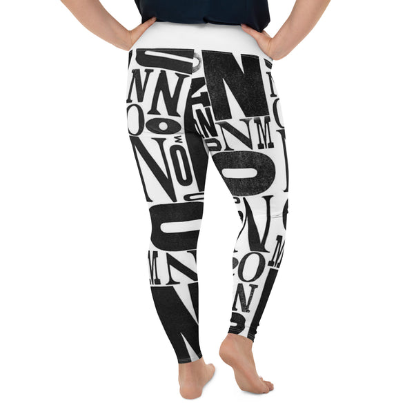 All-Over Print Plus Size Leggings