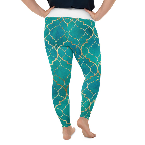 All-Over Print Plus Size Leggings