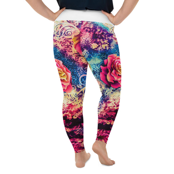 All-Over Print Plus Size Leggings