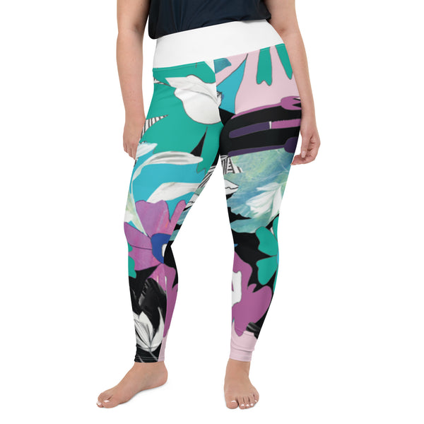 All-Over Print Plus Size Leggings