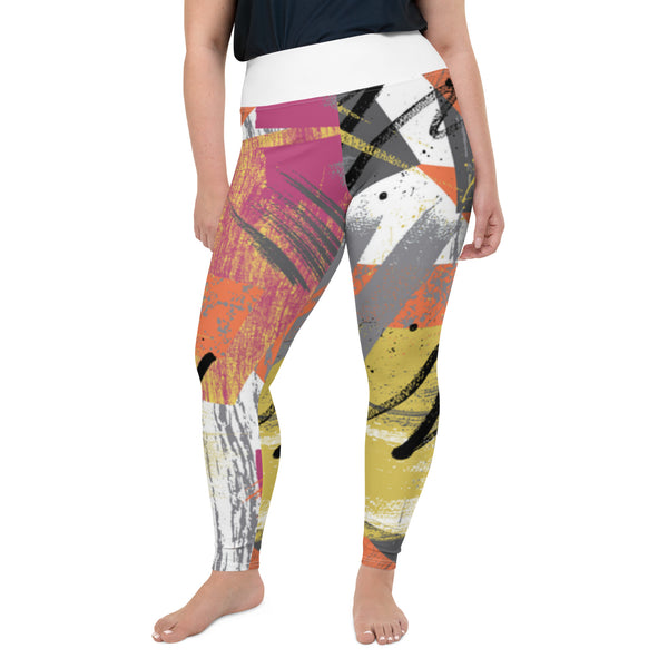 All-Over Print Plus Size Leggings