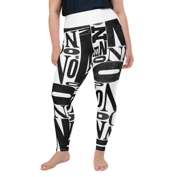 All-Over Print Plus Size Leggings