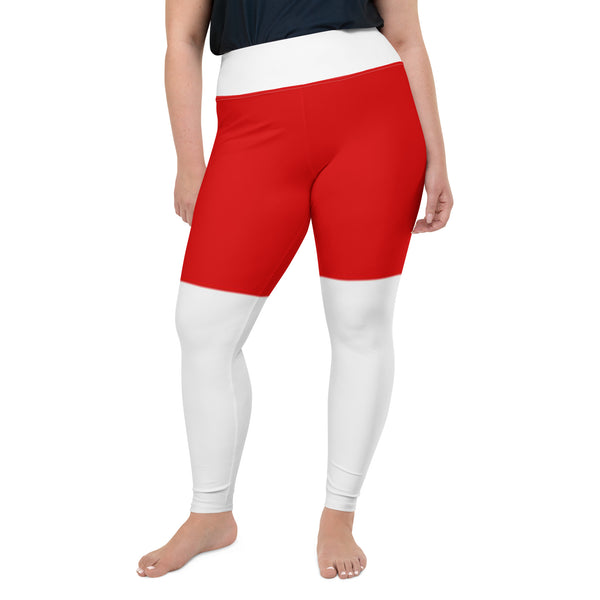 All-Over Print Plus Size Leggings