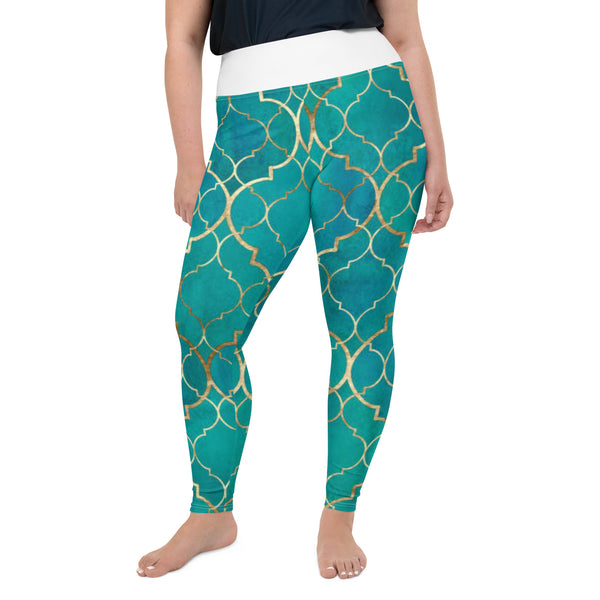 All-Over Print Plus Size Leggings