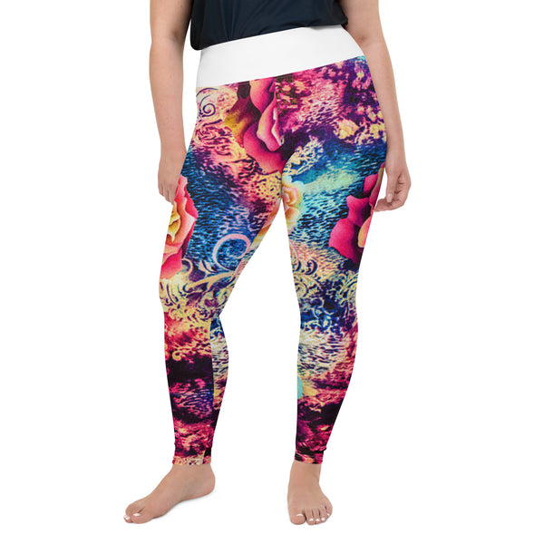 All-Over Print Plus Size Leggings