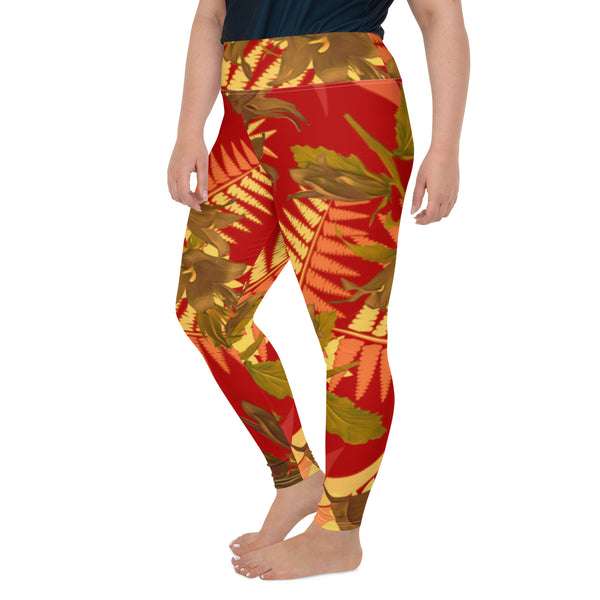 All-Over Print Plus Size Leggings