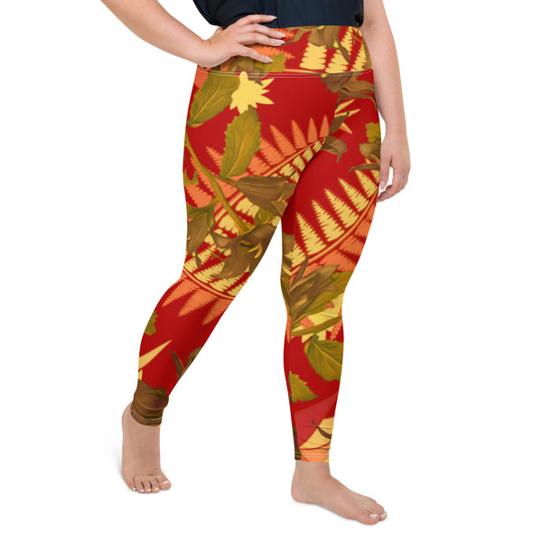All-Over Print Plus Size Leggings