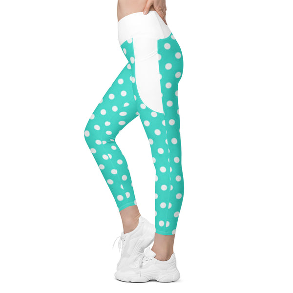 Crossover leggings with pockets