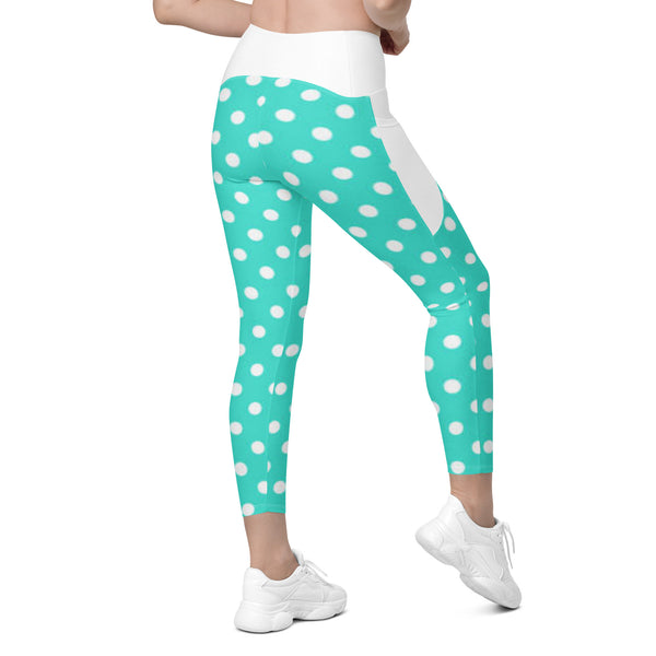 Crossover leggings with pockets