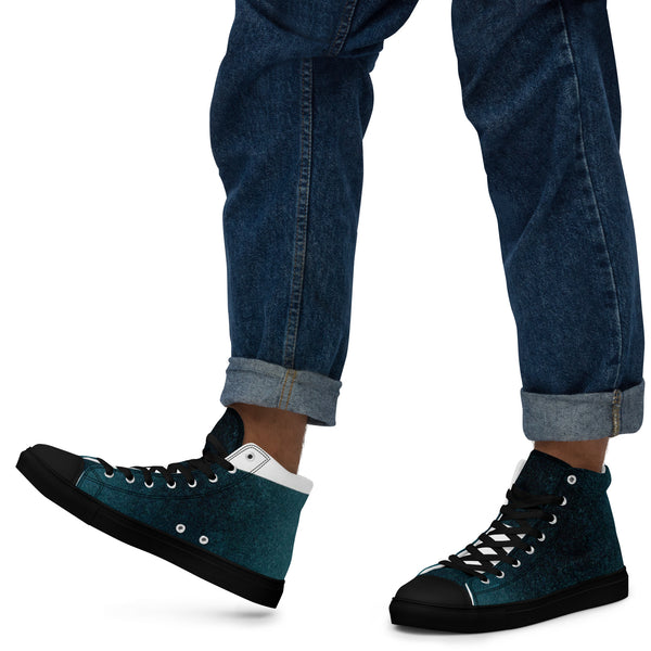 Men’s high top canvas shoes