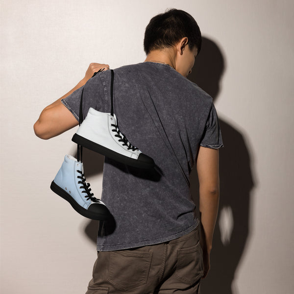 Men’s high top canvas shoes