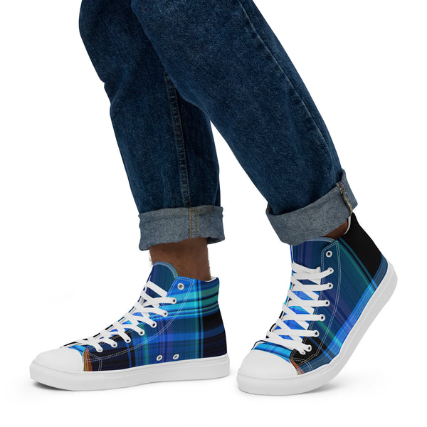 Men’s high top canvas shoes