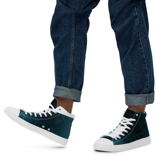 Men’s high top canvas shoes