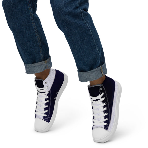 Men’s high top canvas shoes