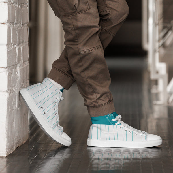 Men’s high top canvas shoes