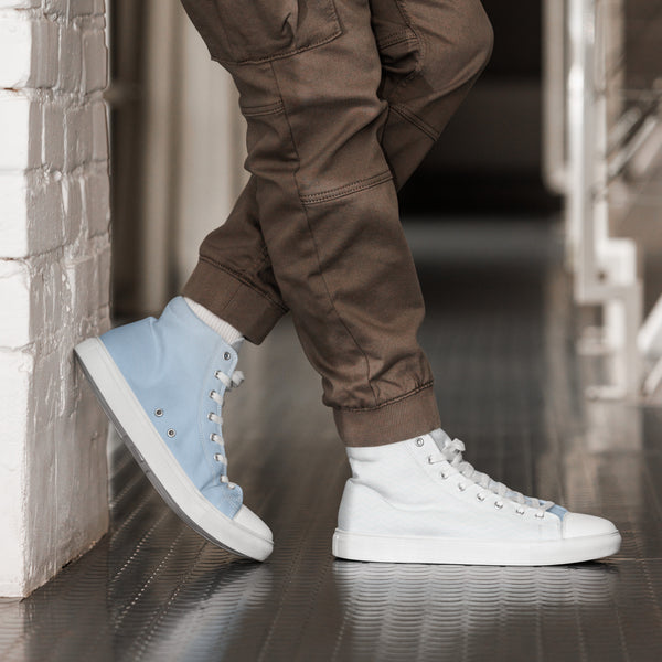 Men’s high top canvas shoes