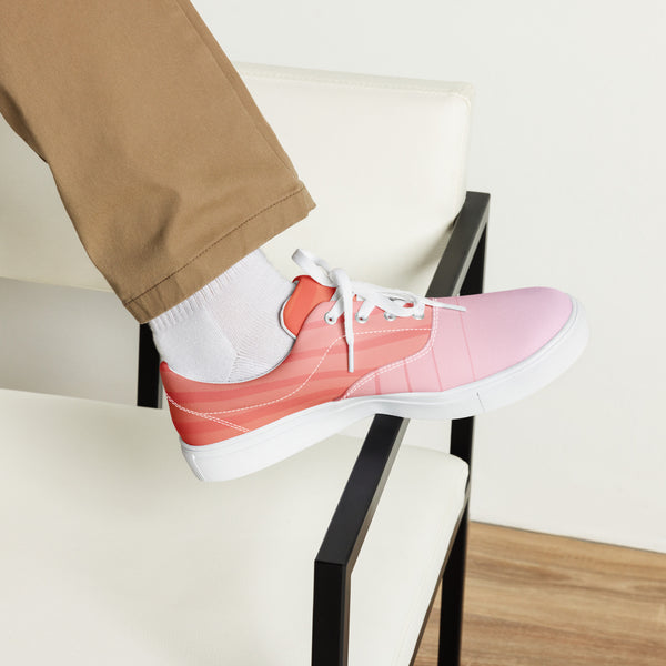 Men’s lace-up canvas shoes