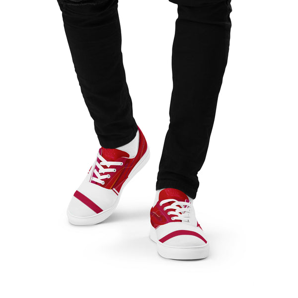 Men’s lace-up canvas shoes