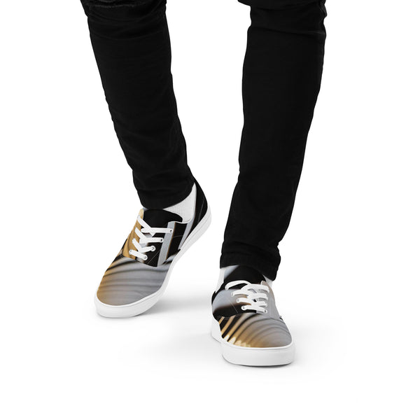 Men’s lace-up canvas shoes