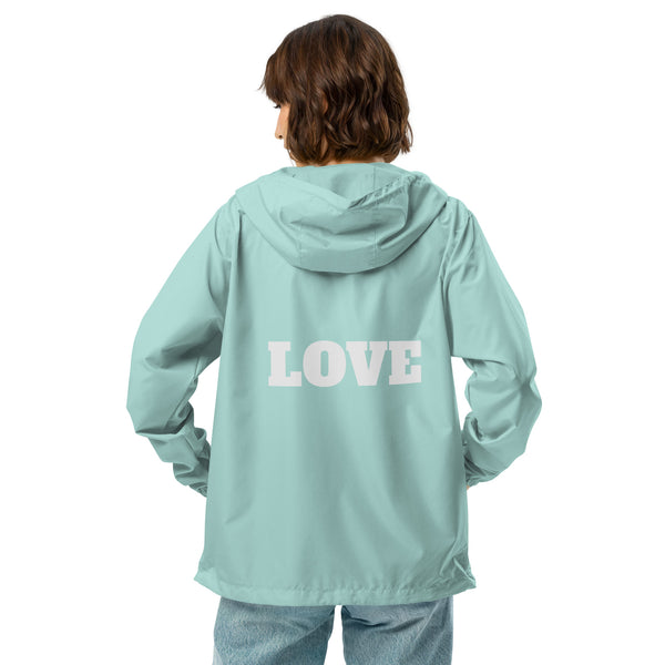Unisex lightweight zip up windbreaker