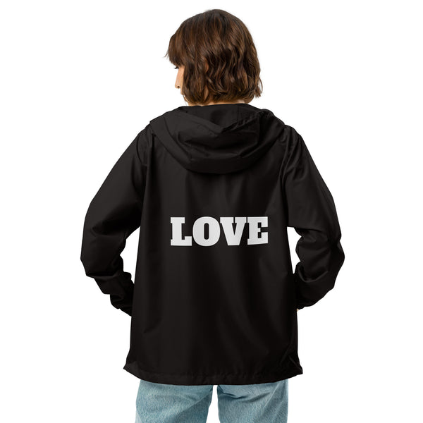 Unisex lightweight zip up windbreaker