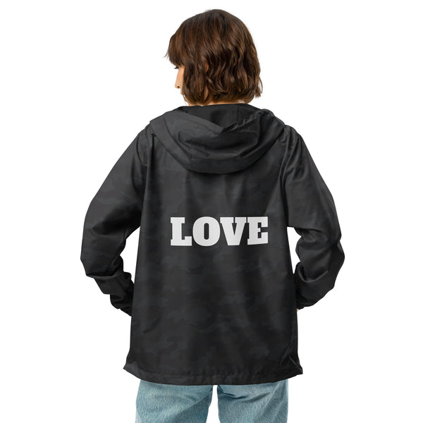 Unisex lightweight zip up windbreaker