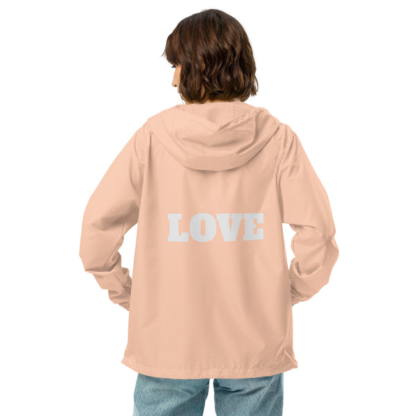 Unisex lightweight zip up windbreaker
