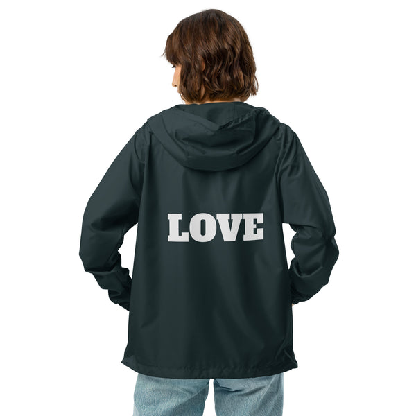 Unisex lightweight zip up windbreaker