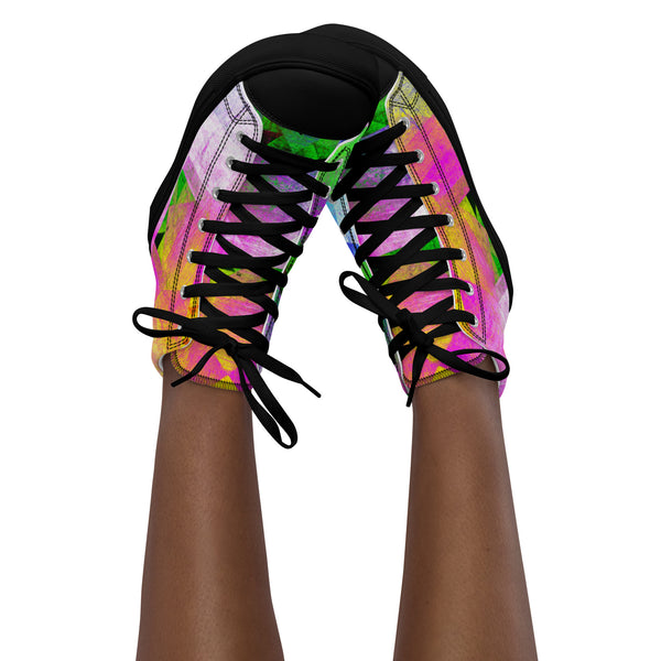 Women’s high top canvas shoes
