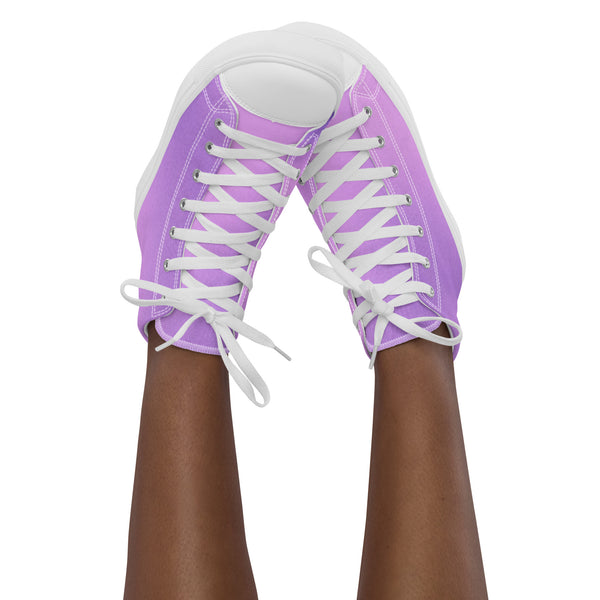 Women’s high top canvas shoes