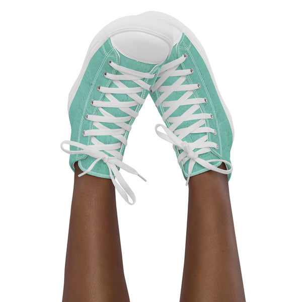 Women’s high top canvas shoes