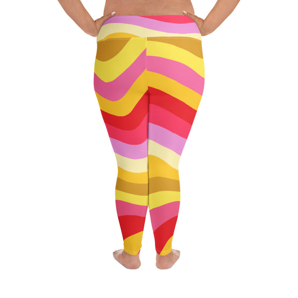 All-Over Print Plus Size Leggings