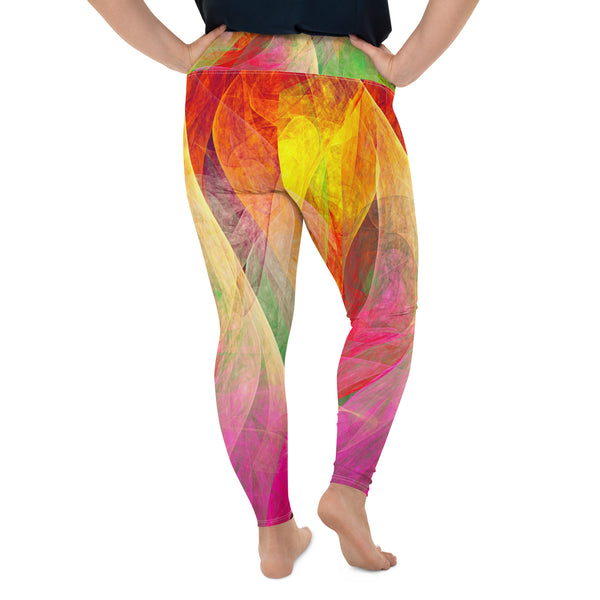 All-Over Print Plus Size Leggings