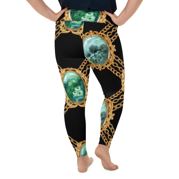 All-Over Print Plus Size Leggings