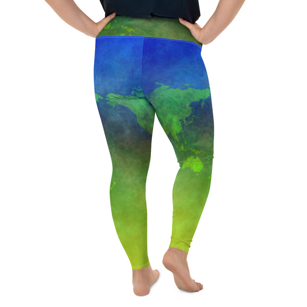 All-Over Print Plus Size Leggings