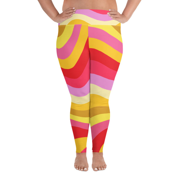 All-Over Print Plus Size Leggings