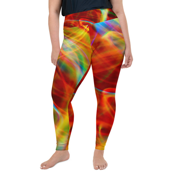 All-Over Print Plus Size Leggings