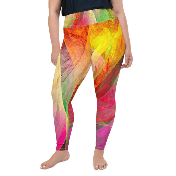 All-Over Print Plus Size Leggings