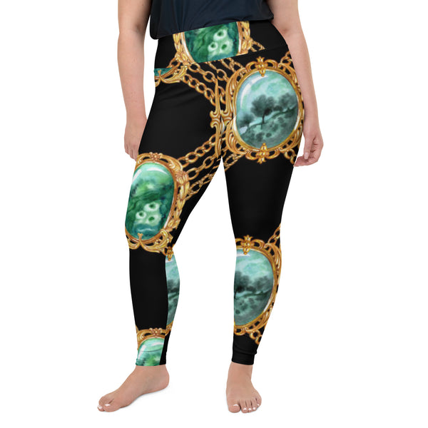 All-Over Print Plus Size Leggings