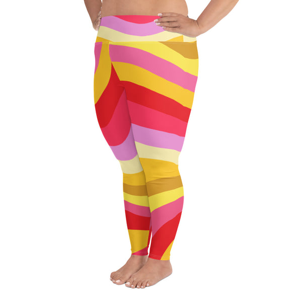 All-Over Print Plus Size Leggings