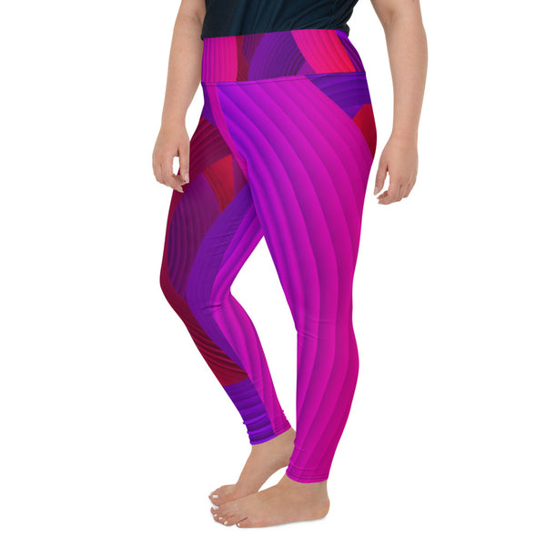 All-Over Print Plus Size Leggings