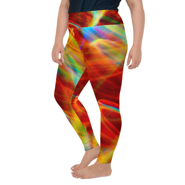 All-Over Print Plus Size Leggings