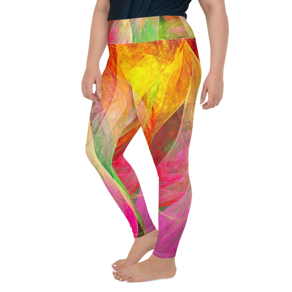 All-Over Print Plus Size Leggings