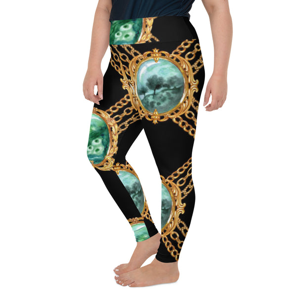 All-Over Print Plus Size Leggings