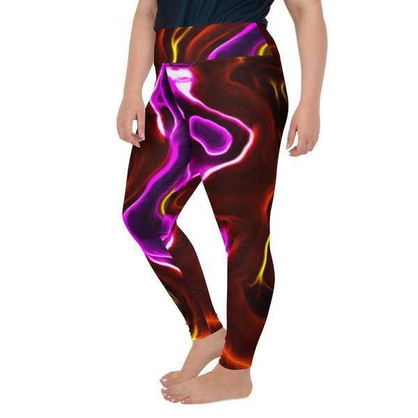 All-Over Print Plus Size Leggings
